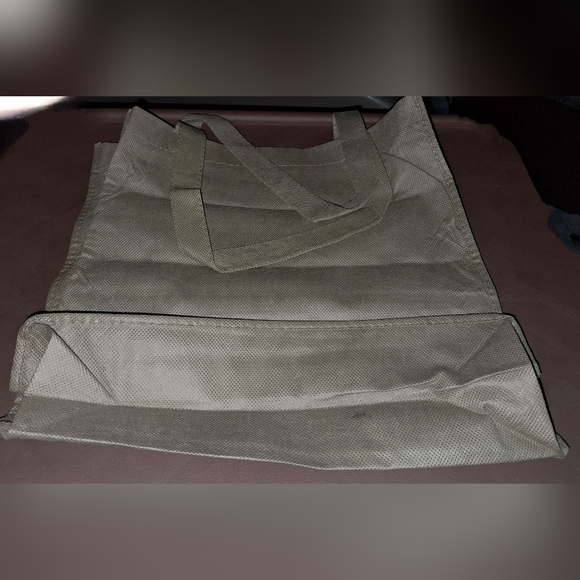 FREE with PURCHASE REUSABLE TOTE BAG  beige VGUC - Picture 6 of 8